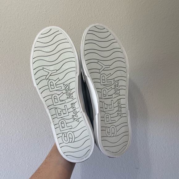 NIB NEW Sperry Memory Foam Pier View Core Grey Sneakers Slippers Shoes Size 8 - Picture 6 of 8